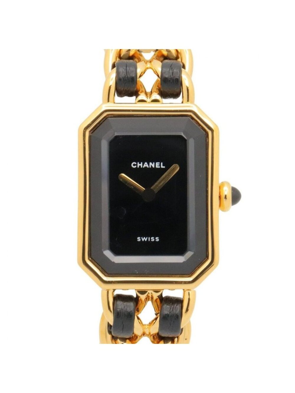 Chanel Watch Premiere S Black Leather